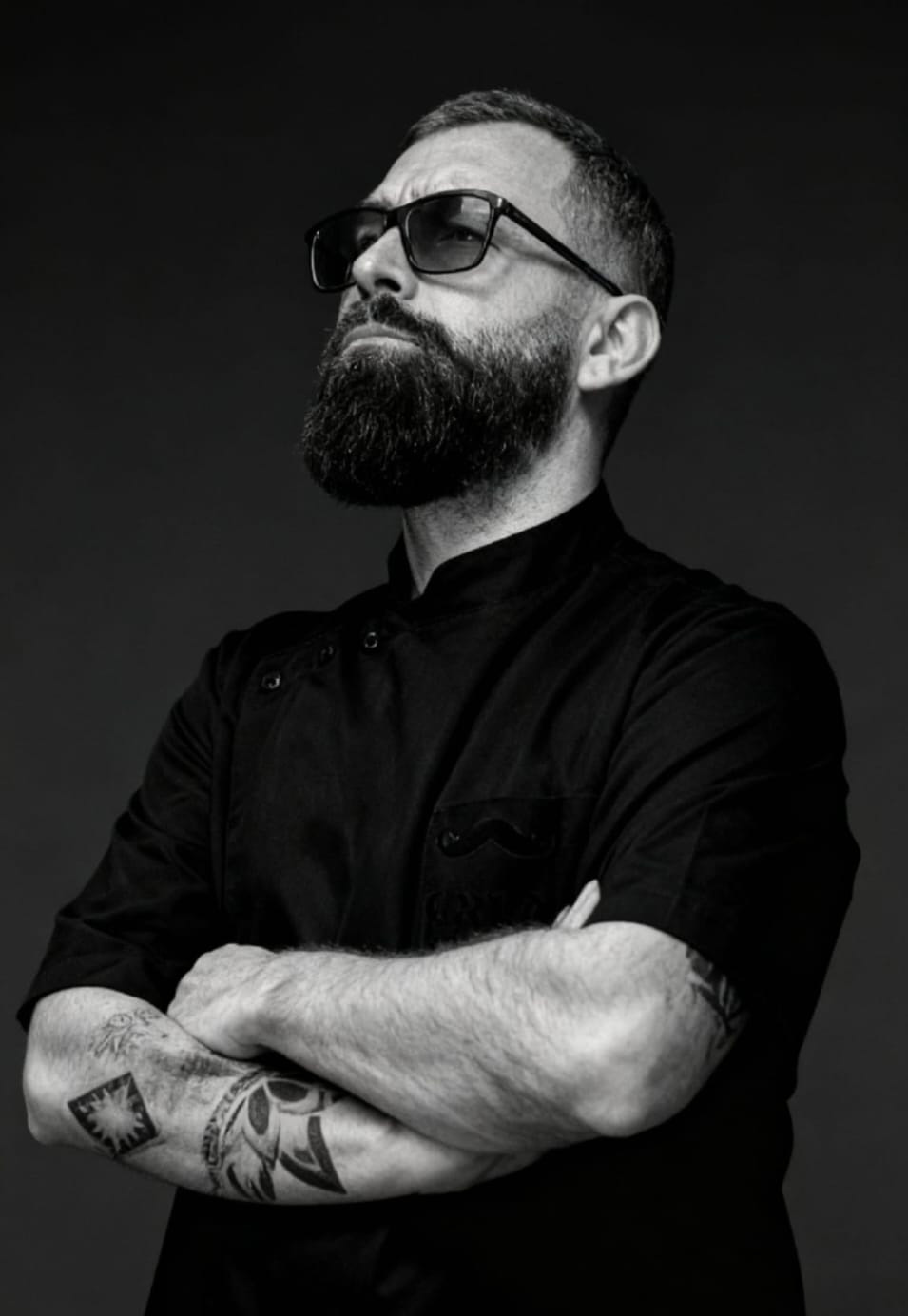 Barber-Porträt bei Grey Beards